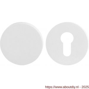 GPF Bouwbeslag ZwartWit GPF9393.62 Set veiligheidsrozet rond 54 mm SKG*** buiten blind wit - A21012958 - afbeelding 1