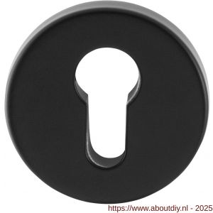 GPF Bouwbeslag Smeedijzer GPF9393.64 Inside veiligheidsbinnenrozet rond 54 mm SKG*** smeedijzer zwart - A21012963 - afbeelding 1