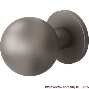 GPF Bouwbeslag Anastasius 9822.A3 kogel voordeurknop 63 mm op rozet 63 mm Mocca blend - A21012175 - afbeelding 1