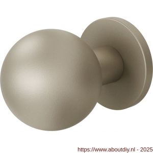 GPF Bouwbeslag Anastasius 9822.A4 kogel voordeurknop 63 mm op rozet 63 mm Champagne blend - A21012176 - afbeelding 1