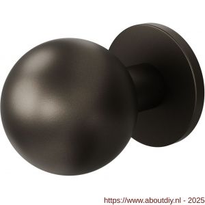 GPF Bouwbeslag Anastasius 9823.A1 kogel voordeurknop 70 mm op rozet 70 mm Dark blend - A21012177 - afbeelding 1