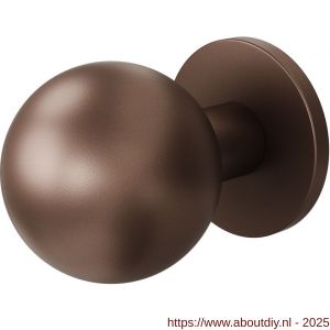 GPF Bouwbeslag Anastasius 9823.A2 kogel voordeurknop 70 mm op rozet 70 mm Bronze blend - A21012178 - afbeelding 1