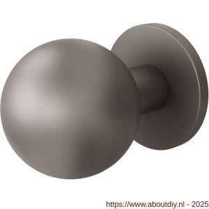 GPF Bouwbeslag Anastasius 9823.A3 kogel voordeurknop 70 mm op rozet 70 mm Mocca blend - A21012179 - afbeelding 1