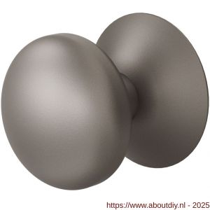 GPF Bouwbeslag Anastasius 9829.A3 Paddenstoel voordeurknop 65 mm op rozet 70 mm Mocca blend - A21010506 - afbeelding 1