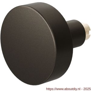 GPF Bouwbeslag Anastasius 9852.A1 S5 vlakke knop 52x16 mm voor veiligheids schilden vast met wisselstift Dark blend - A21012181 - afbeelding 1