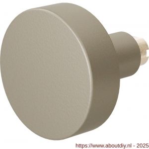 GPF Bouwbeslag Anastasius 9852.A4 S5 vlakke knop 52x16 mm voor veiligheids schilden vast met wisselstift Champagne blend - A21012184 - afbeelding 1
