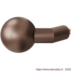 GPF Bouwbeslag Anastasius 9853.A2 S5 verkropte kogelknop 55x16 mm voor veiligheidsschilden vast met wisselstift Bronze blend - A21012186 - afbeelding 1