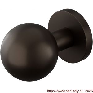 GPF Bouwbeslag Anastasius 9854.A1-00 S5 GPF9854.A1-00 kogelknop S5 50 mm met wisselstift op rond rozet Dark blend - A21016483 - afbeelding 1