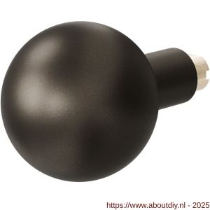 GPF Bouwbeslag Anastasius 9854.A1 S5 kogel knop 50 mm voor veiligheidsschilden vast met wisselstift Dark blend - A21012189 - afbeelding 1