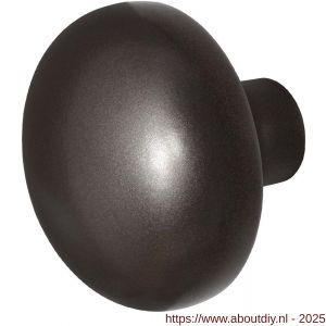 GPF Bouwbeslag Anastasius 9857.A1 S5 Paddenstoel knop 65 mm voor veiligheids schilden vast met wisselstift Dark blend - A21012200 - afbeelding 1