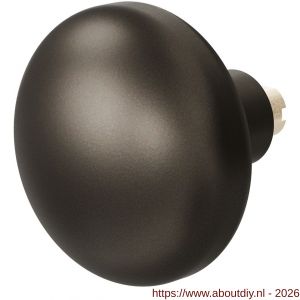 GPF Bouwbeslag Anastasius GPF9857.A1 S5 Paddenstoel deurknop 65 mm voor veiligheids schilden vast met wisselstift Dark blend - A21012200 - afbeelding 1