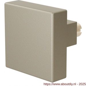 GPF Bouwbeslag Anastasius 9858.A4 S5 vierkante knop 60x60x16 mm voor veiligheids schilden vast met wisselstift Champagne blend - A21012199 - afbeelding 1