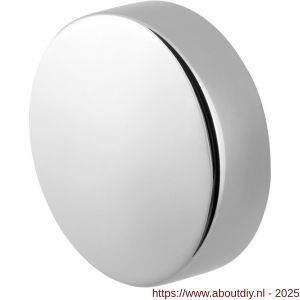GPF Bouwbeslag RVS 9860.49 S5 excentrische knop 60x16 mm voor veiligheids schilden vast met wisselstift RVS gepolijst - A21010519 - afbeelding 1