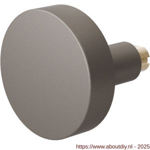 GPF Bouwbeslag Anastasius 9860.A3 S5 excentrische knop 60x16 mm voor veiligheids schilden vast met wisselstift Mocca blend - A21012210 - afbeelding 1
