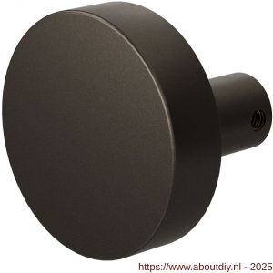 GPF Bouwbeslag Anastasius 9865.A1 S1 excentrische knop 60x16 mm draaibaar met krukstift Dark blend - A21012408 - afbeelding 1