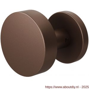 GPF Bouwbeslag Anastasius 9865.A2-00 S1 GPF9865.A2-00 excentrische knop S1 60x16 mm draaibaar met rond rozet Bronze blend - A21016636 - afbeelding 1