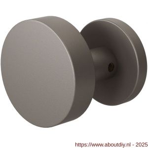GPF Bouwbeslag Anastasius 9865.A3-00 S1 GPF9865.A3-00 excentrische knop S1 60x16 mm draaibaar met rond rozet Mocca blend - A21016637 - afbeelding 1