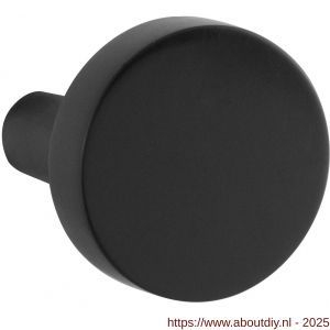 GPF Bouwbeslag PVD 9865.P1 S1 excentrische knop 60x16 mm draaibaar met krukstift PVD antraciet - A21008092 - afbeelding 1