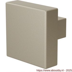 GPF Bouwbeslag Anastasius 9948.A4 S1 vierkante knop 53x53x16 mm draaibaar met krukstift Champagne blend - A21011046 - afbeelding 1