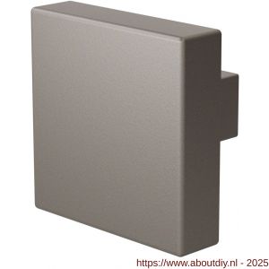 GPF Bouwbeslag Anastasius 9950.A3 S2 vierkante knop 60x60x16 mm vast met knopvastzetter Mocca blend - A21013369 - afbeelding 1