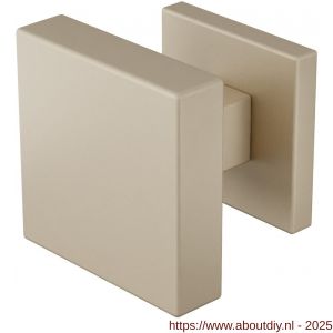 GPF Bouwbeslag Anastasius 9950.A4-02L S1 GPF9950.A4-02L vierkante knop S1 60x60x16 mm draaibaar met vierkant rozet linkswijzend Champagne blend - A21016619 - afbeelding 1