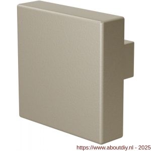 GPF Bouwbeslag Anastasius 9950.A4 S2 vierkante knop 60x60x16 mm vast met knopvastzetter Champagne blend - A21013371 - afbeelding 1