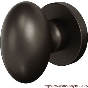 GPF Bouwbeslag Anastasius 9951.A1-00 S1 GPF9951.A1-00 Ei-knop S1 62 mm draaibaar met ronde rozet Dark blend - A21016622 - afbeelding 1