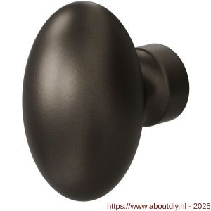 GPF Bouwbeslag Anastasius 9951.A1 S1 Ei-knop 62 mm draaibaar met krukstift Dark blend - A21013378 - afbeelding 1