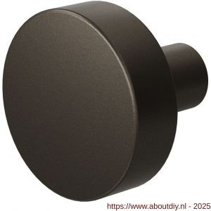 GPF Bouwbeslag Anastasius 9952.A1 S2 vlakke knop 52x16 mm vast met knopvastzetter Dark blend - A21011083 - afbeelding 1