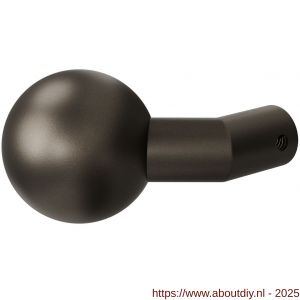 GPF Bouwbeslag Anastasius 9953.A1 S1 verkropte kogelknop 55 mm draaibaar met krukstift Dark blend - A21012412 - afbeelding 1