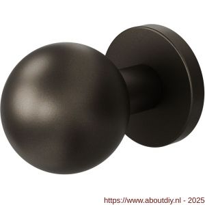 GPF Bouwbeslag Anastasius 9954.A1-00 S1 GPF9954.A1-00 kogelknop S1 50 mm draaibaar met ronde rozet Dark blend - A21016632 - afbeelding 1