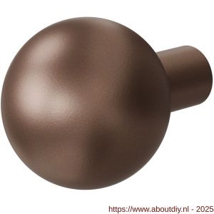 GPF Bouwbeslag Anastasius 9954.A2 S1 kogelknop 50 mm draaibaar met krukstift Bronze blend - A21012417 - afbeelding 1