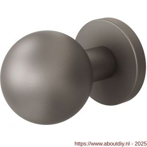 GPF Bouwbeslag Anastasius 9954.A3-00 S1 GPF9954.A3-00 kogelknop S1 50 mm draaibaar met ronde rozet Mocca blend - A21016633 - afbeelding 1
