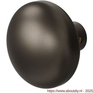 GPF Bouwbeslag Anastasius 9957.A1 S1 Paddenstoel knop 65 mm draaibaar met krukstift Dark blend - A21012420 - afbeelding 1