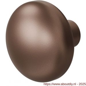 GPF Bouwbeslag Anastasius 9957.A2 S1 Paddenstoel knop 65 mm draaibaar met krukstift Bronze blend - A21012421 - afbeelding 1