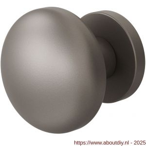 GPF Bouwbeslag Anastasius 9957.A3-00 S1 GPF9957.A3-00 Paddenstoel knop S1 65 mm draaibaar met rond rozet Mocca blend - A21016647 - afbeelding 1