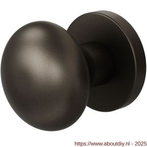GPF Bouwbeslag Anastasius 9959.A1-00 S1 GPF9959.A1-00 Paddenstoel knop S1 52 mm draaibaar met rond rozet Dark blend - A21016646 - afbeelding 1