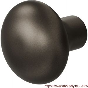 GPF Bouwbeslag Anastasius 9959.A1 S1 Paddenstoel knop 52 mm draaibaar met krukstift Dark blend - A21012424 - afbeelding 1