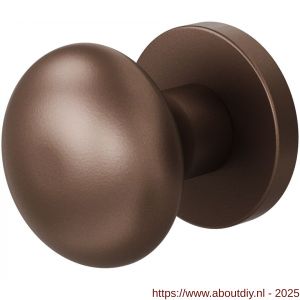 GPF Bouwbeslag Anastasius 9959.A2-00 S1 GPF9959.A2-00 Paddenstoel knop S1 52 mm draaibaar met rond rozet Bronze blend - A21016642 - afbeelding 1