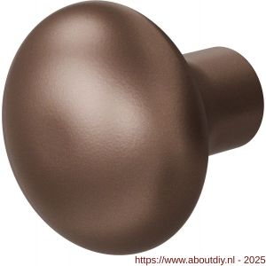 GPF Bouwbeslag Anastasius 9959.A2 S1 Paddenstoel knop 52 mm draaibaar met krukstift Bronze blend - A21012425 - afbeelding 1