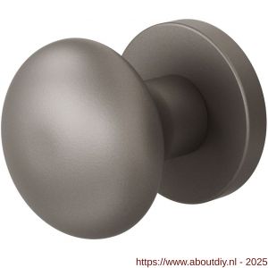 GPF Bouwbeslag Anastasius 9959.A3-00 S1 GPF9959.A3-00 Paddenstoel knop S1 52 mm draaibaar met rond rozet Mocca blend - A21016648 - afbeelding 1