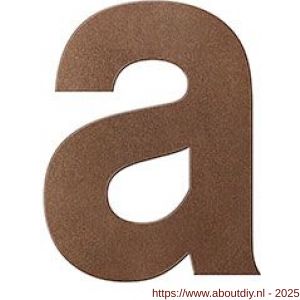 GPF Bouwbeslag Anastasius 9800.A2.0116-a letter A 116 mm Bronze blend - A21010901 - afbeelding 1