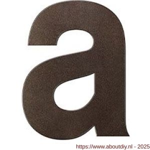 GPF Bouwbeslag Anastasius 9800.A1.0116-a letter A 116 mm Dark blend - A21010857 - afbeelding 1