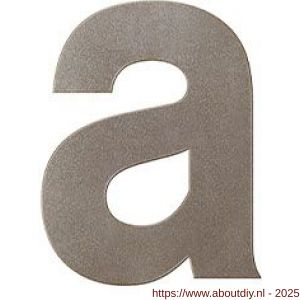 GPF Bouwbeslag Anastasius 9800.A3.0116-a letter A 116 mm Mocca blend - A21010945 - afbeelding 1