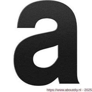 GPF Bouwbeslag ZwartWit 9800.61.0116-a letter A 116 mm zwart - A21010769 - afbeelding 1