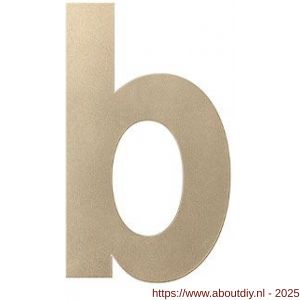 GPF Bouwbeslag Anastasius 9800.A4.0156-b letter B 156 mm Champagne blend - A21011001 - afbeelding 1