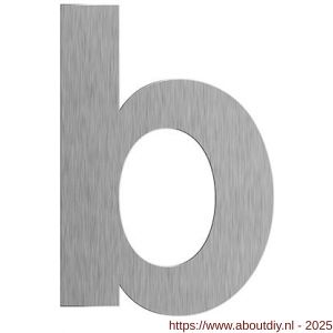 GPF Bouwbeslag RVS 9800.09.0156-b letter B 156 mm RVS geborsteld - A21010737 - afbeelding 1