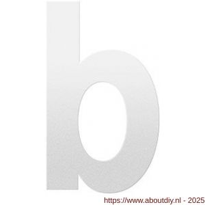 GPF Bouwbeslag ZwartWit 9800.62.0156-b letter B 156 mm wit - A21010825 - afbeelding 1