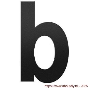 GPF Bouwbeslag ZwartWit 9800.61.0156-b letter B 156 mm zwart - A21010781 - afbeelding 1