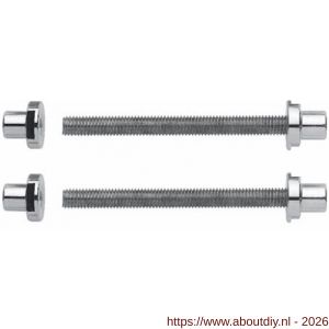 Mandelli1953 Kit 6 bevestiging dubbelzijdig door deur voor houten PVC- en aluminium deuren - A21019929 - afbeelding 1